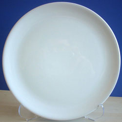 Seramik Bordürsüz beyaz tabak - Çapı 20 cm - baskı alanı 13 cm