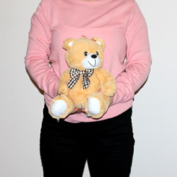 Peluş Ayıcık 25 cm  (Sarı)