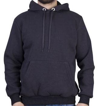 Toptan Lacivert Kapşonlu Önü Düz Sweatshirt Baskı